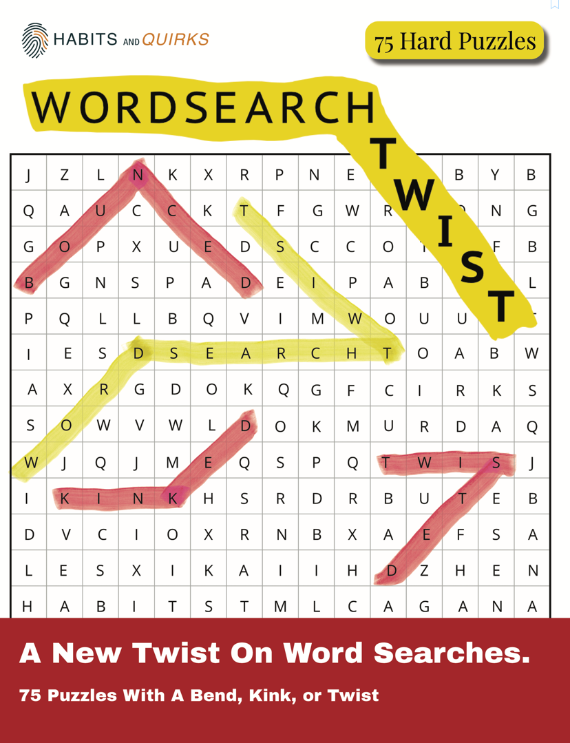WordsearchTwist Hard book cover